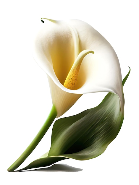 Calla lily blooming flowers