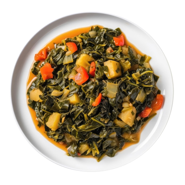 Callaloo And Saltfish Jamaican Cuisine