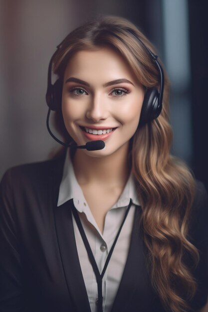 callcenteragent meisje