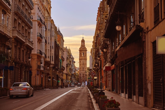 발렌시아의 Calle de la Paz 거리