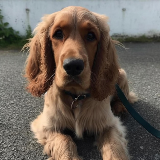 Calm Dog laying photography