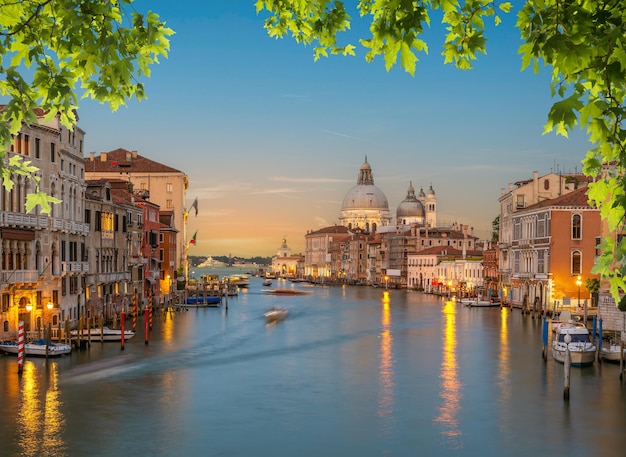 Foto una serata tranquilla a venezia