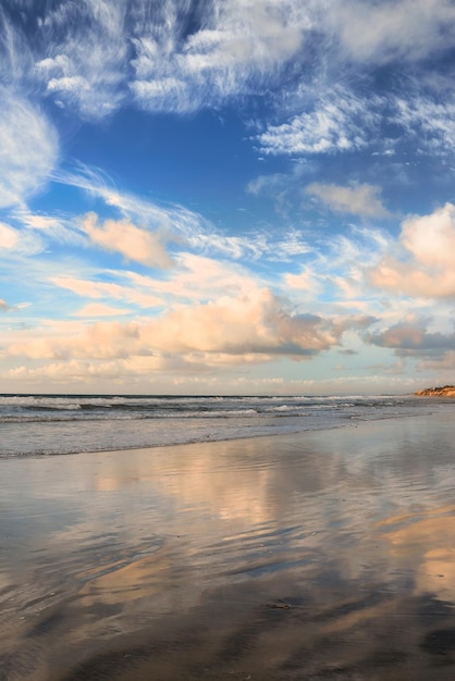 Calm and peaceful ocean Calm and peaceful beach and ocean