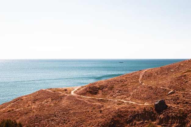 Calm seascape on a clear day