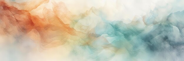 A calming blend of pastel hues Watercolor artistic serene soothing soft tones abstract pastel calming tranquil gentle painted Generated by AI