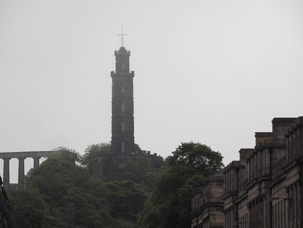 Calton hill a edimburgo