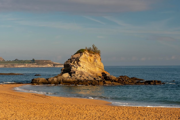 Camel beach in the city of santander