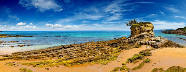 Верблюжий пляж в Сантандере, Испания Живописные побережья и прибрежные города на севере Испании Кантабрия