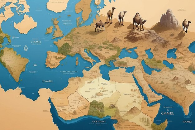 ラクダの地図