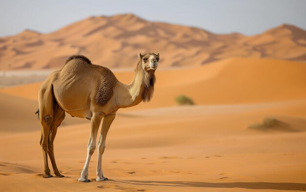 Camel in the desert Generative AI