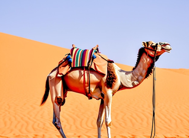 CAMEL AT THE DESERT