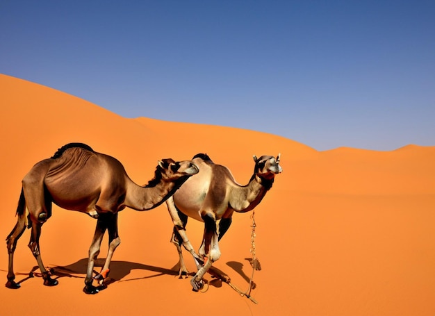 CAMEL AT THE DESERT