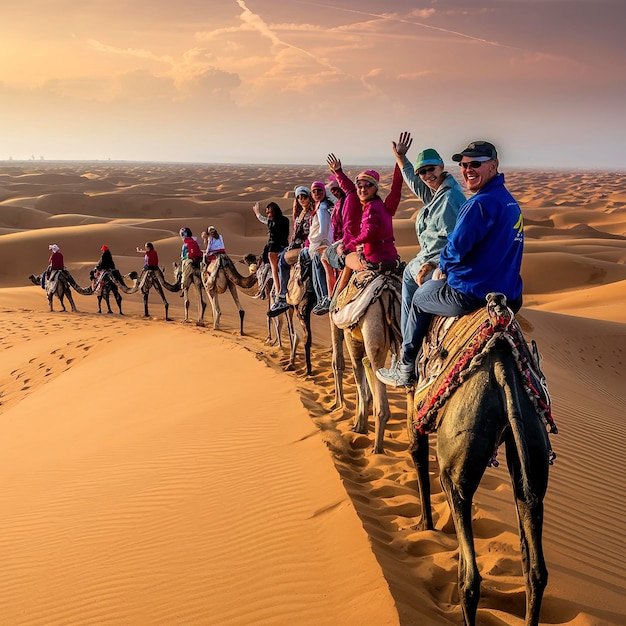 Camel ride at Erg Chebbi Morocco