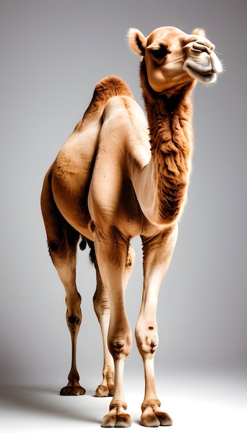 Photo a camel with a tail that has a tail