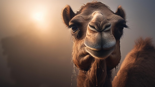 Photo camel39s emotive face in soft light a visual pun by joel robison