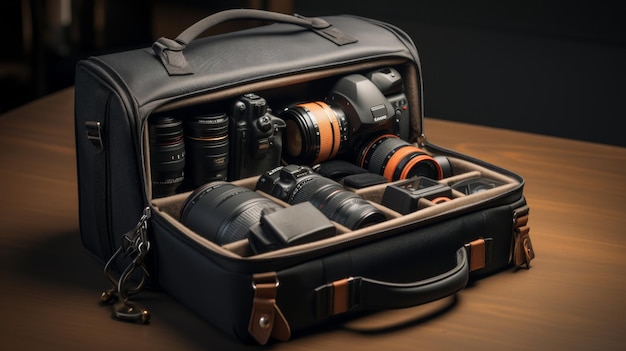 Camera Bag With Multiple Cameras