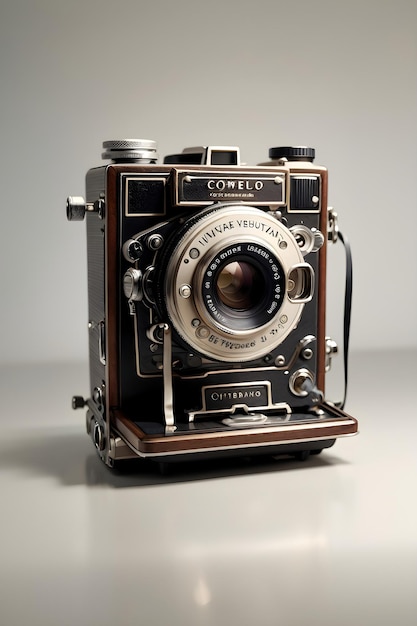 camera a beautifully detailed description of a vintage film camera capturing a candid moment on a