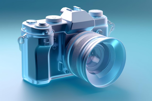 Photo camera icon generate ai