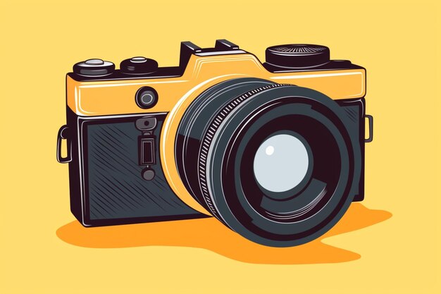 Photo camera icon isolated on a white background basic illustration