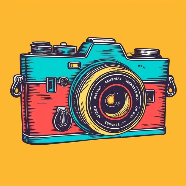 Camera icon isolated on a white background basic illustration