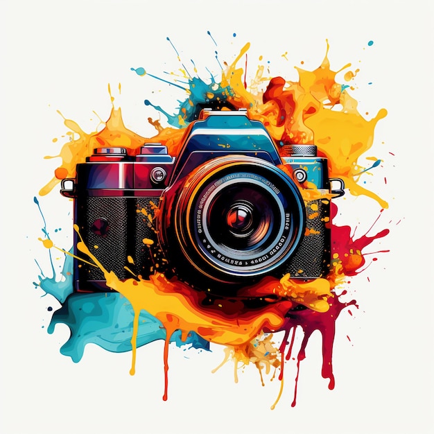 Premium AI Image | Camera Illustration