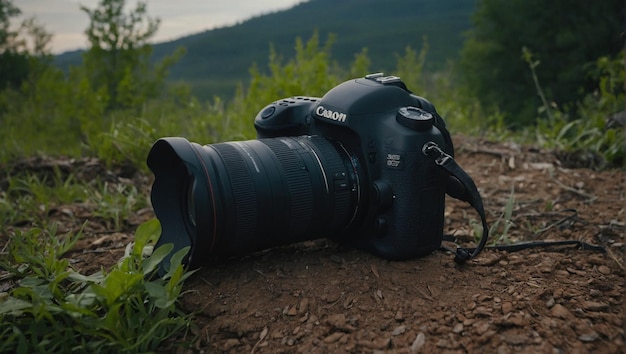 Foto camera in de natuur