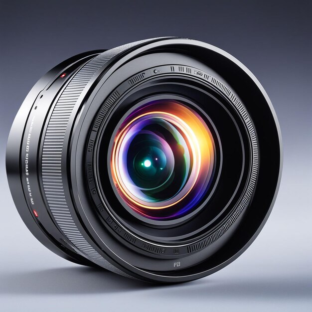 Camera lens background image