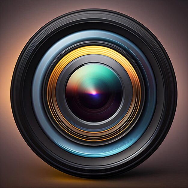 Camera lens background