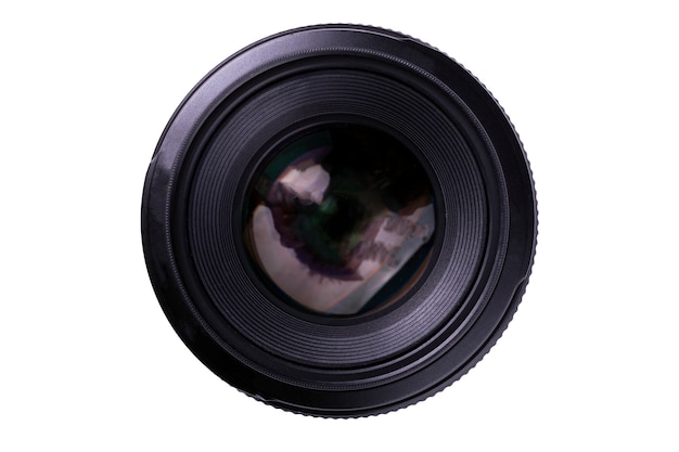 Camera lens isolated