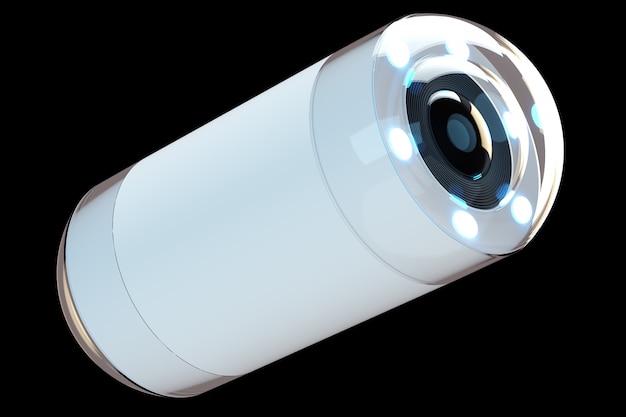 Camera met capsulegrootte voor endoscopie