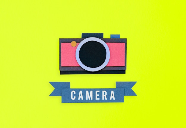 Camera paper craft handmade