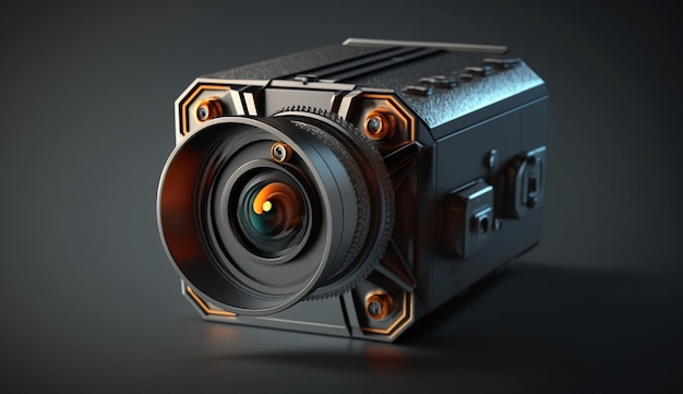 Camera photography canon digital creative rebel lens illustration picture AI generated art