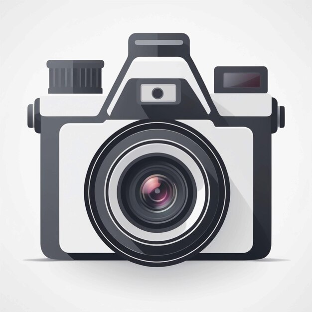 Photo camera vector flat icon