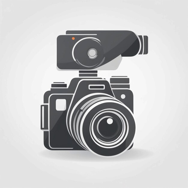 Photo camera vector flat icon