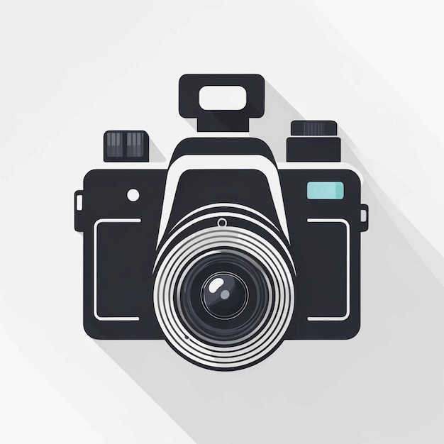 Photo camera vector flat icon