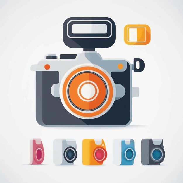 Camera vector Flat icon