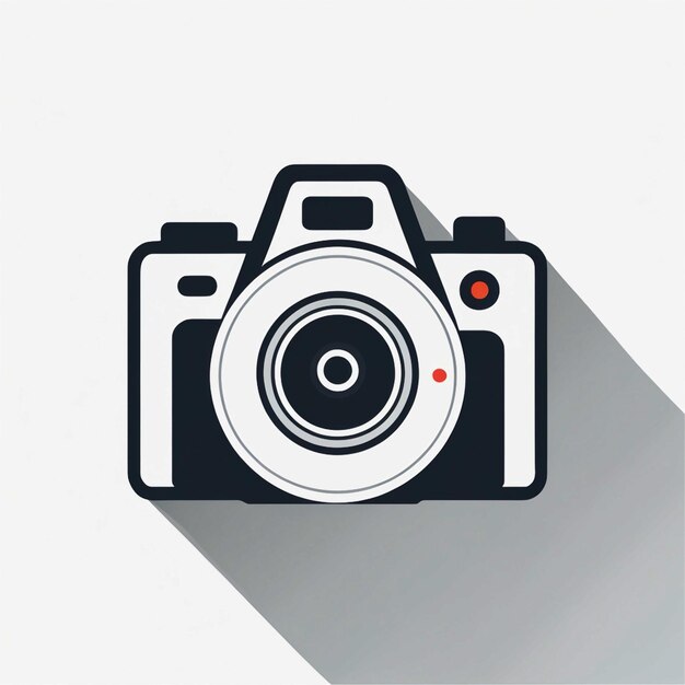 Camera vector Platte pictogram