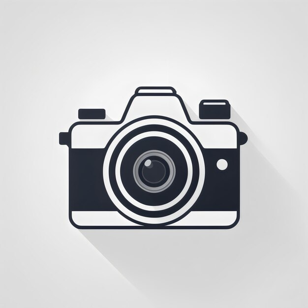 Camera vector Platte pictogram