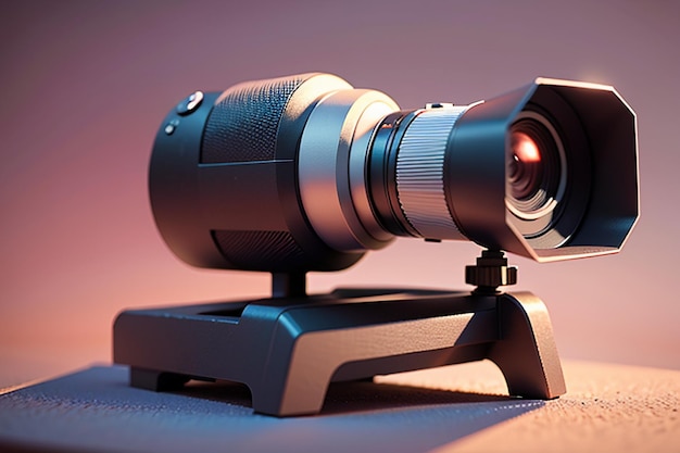 Camera Video Recorder Photography Professional Equipment Wallpaper Background Illustration