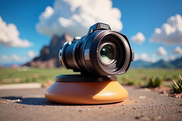 Camera video recorder photography professional equipment wallpaper background illustration
