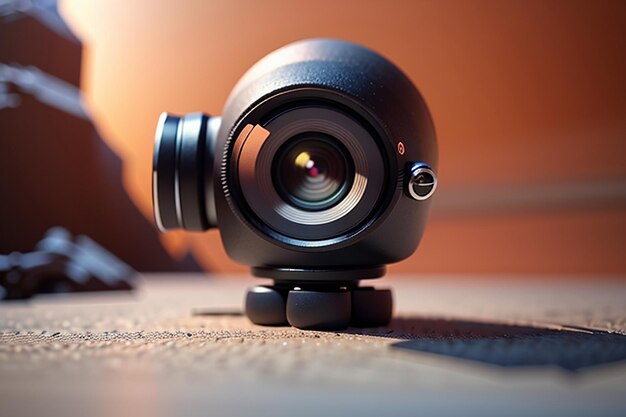 Camera Video Recorder Photography Professional Equipment Wallpaper Background Illustration