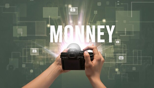 A camera with the word monkey on it