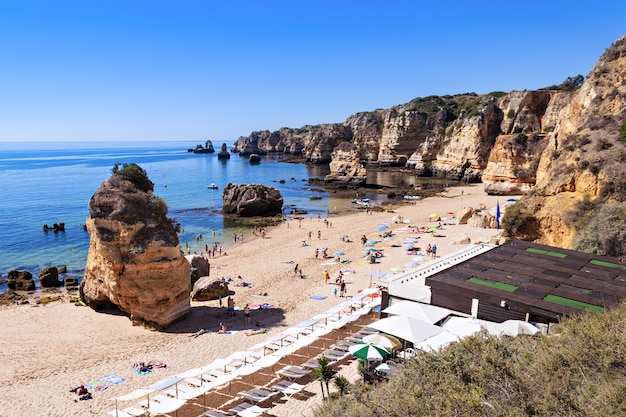 Camilo Beach in Lagos, Algarve in Portugal