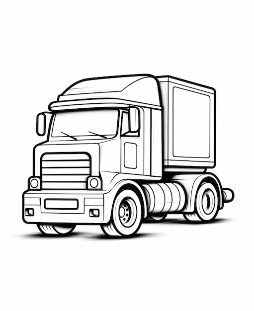 Foto camion disegni da colorare per bambini trasporti disegni da colorare stampabili