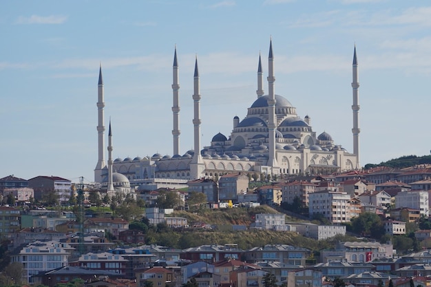 Camlica Mosque in Istanbul Turkiye