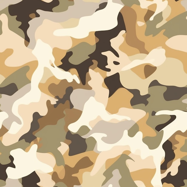 Camo achtergrond met een bruin camouflagepatroon.
