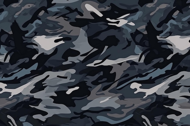 Premium Photo  A black and grey camouflage pattern with a black background.