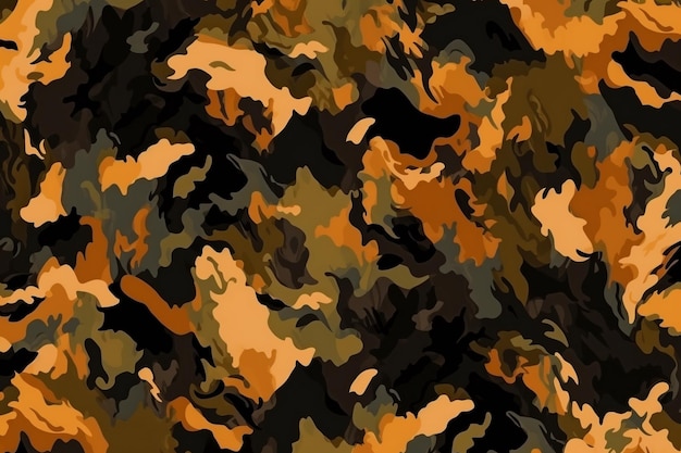 A camouflage background that is brown and black.