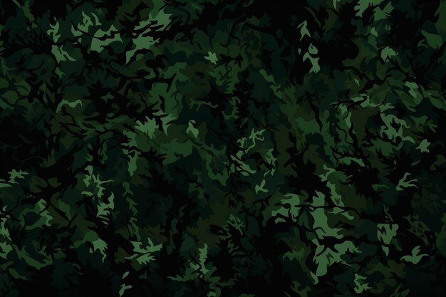 A camouflage background that is green and black