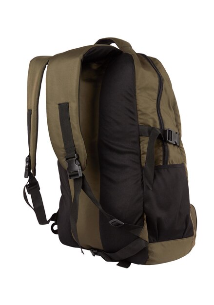 Camouflage backpack on white